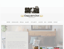 Tablet Screenshot of oaklawninn.com